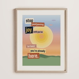 "Already Home" print - Print Material - Prints By Michell