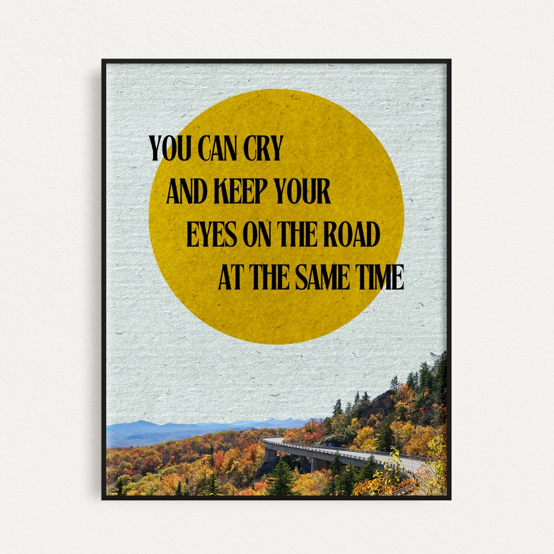 "Eyes On The Road" print - Matte Paper - Prints By Michell