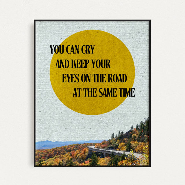 "Eyes On The Road" print - Matte Paper - Prints By Michell
