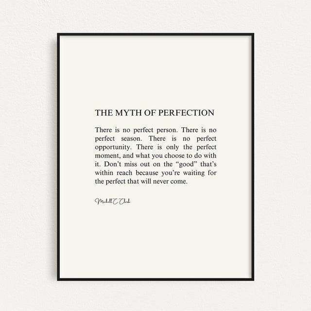 "The Myth of Perfection" print - Print Material - Prints By Michell