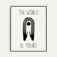 "The World Is Yours" print - Matte Paper - Prints By Michell